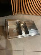 Inox afwasbak, Doe-het-zelf en Bouw, Ophalen, Zo goed als nieuw