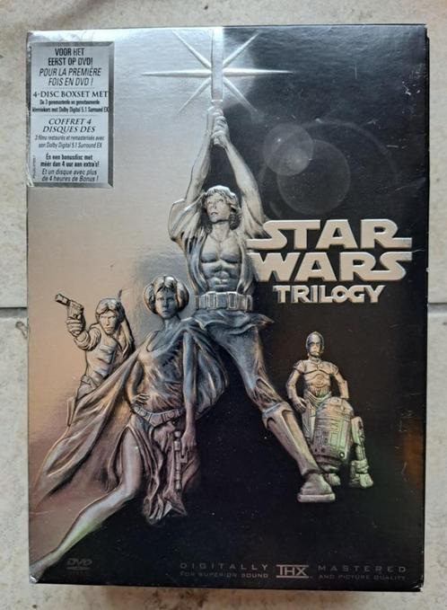 Box 4 DVD 'Star Wars' trilogie (angl,franç + st neerl), CD & DVD, DVD | Science-Fiction & Fantasy, Enlèvement ou Envoi