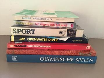 8 sportboeken diverse sporten en meer... beschikbaar voor biedingen