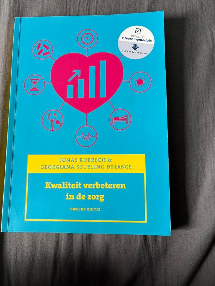 Georgina Stuyling de Lange - Kwaliteit verbeteren in de zorg, Boeken, Schoolboeken, Zo goed als nieuw, Nederlands, Ophalen of Verzenden