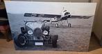 Vintage foto/ hardboard/Bugatti/Fokker/mancave, Ophalen