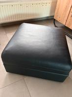Leren opbergpoef van IKEA – 78x78 cm, Huis en Inrichting, Zetels | Voetbanken en poefs, Ophalen, Zo goed als nieuw, Leer
