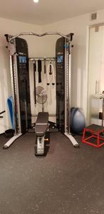 Portique musculation + banc, Sports & Fitness, Neuf, Enlèvement, Autres types, Métal