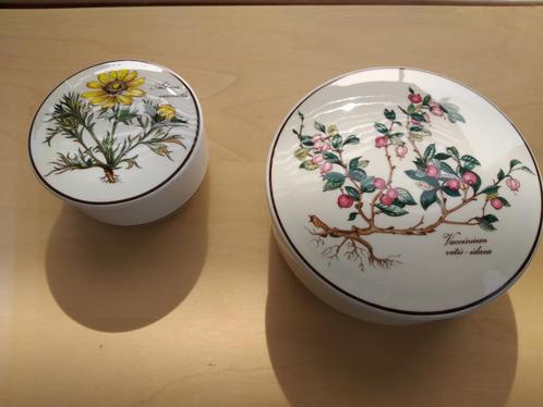 Lot de 2 Bonbonnières Villeroy & Boch, Botanica, Antiek en Kunst, Antiek | Porselein, Ophalen of Verzenden