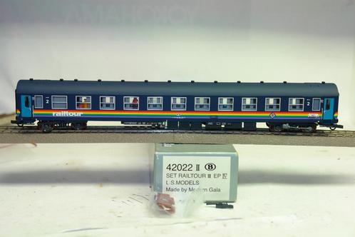 LS MODELS 42022 II I5 RAILTOUR SNCB NMBS HO, Hobby & Loisirs créatifs, Trains miniatures | HO, Comme neuf, Wagon, Autres marques