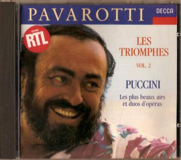 CD-  Luciano Pavarotti – Les Triomphes - Vol. 2 - Puccini beschikbaar voor biedingen