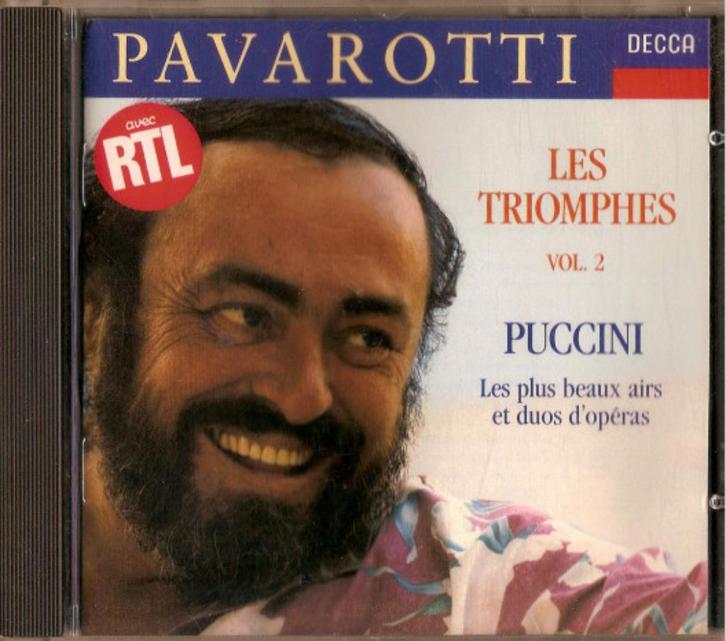 CD-  Luciano Pavarotti – Les Triomphes - Vol. 2 - Puccini, Cd's en Dvd's, Cd's | Pop, Ophalen of Verzenden