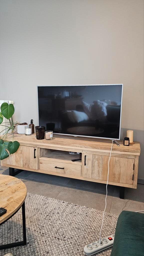 TV meubel, Huis en Inrichting, Kasten |Televisiemeubels, Zo goed als nieuw, Minder dan 100 cm, 150 tot 200 cm, 25 tot 50 cm, Overige houtsoorten