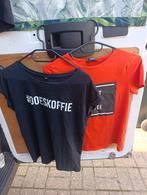 Tshirts XS koffie korte mouw, Ophalen of Verzenden, Zo goed als nieuw, Maat 34 (XS) of kleiner, Korte mouw