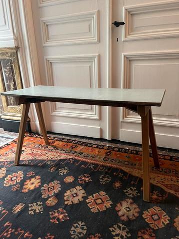 VINTAGE TAFEL KIBDERTAFEL HOUT FORMICA MOOI MODEL beschikbaar voor biedingen