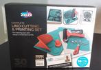 Set lino printing, Ophalen