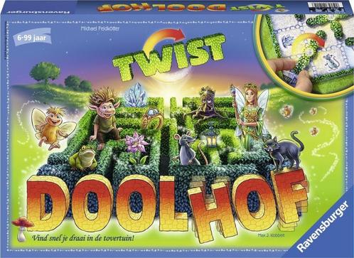 Twist Doolhof, Hobby en Vrije tijd, Gezelschapsspellen | Bordspellen, Zo goed als nieuw, Een of twee spelers, Drie of vier spelers