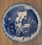 Unieke set delfsblauw borden van Jan Steen, Ophalen