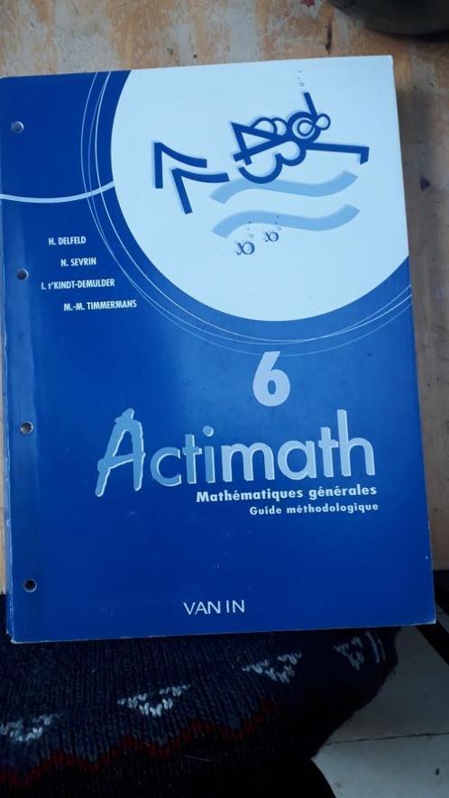 Actimath 6, Boeken, Schoolboeken, Zo goed als nieuw, Frans, ASO, Ophalen