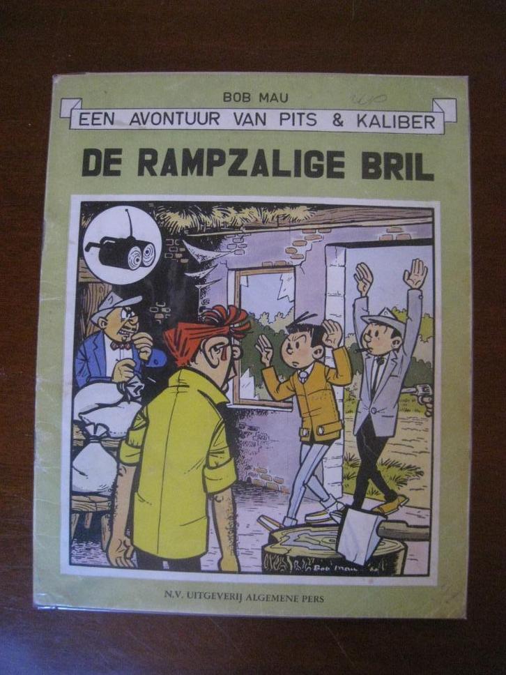 BOB MAU PITS en KALIBER bd no kari lenteerste druk, Boeken, Stripverhalen, Gelezen, Eén stripboek, Ophalen of Verzenden