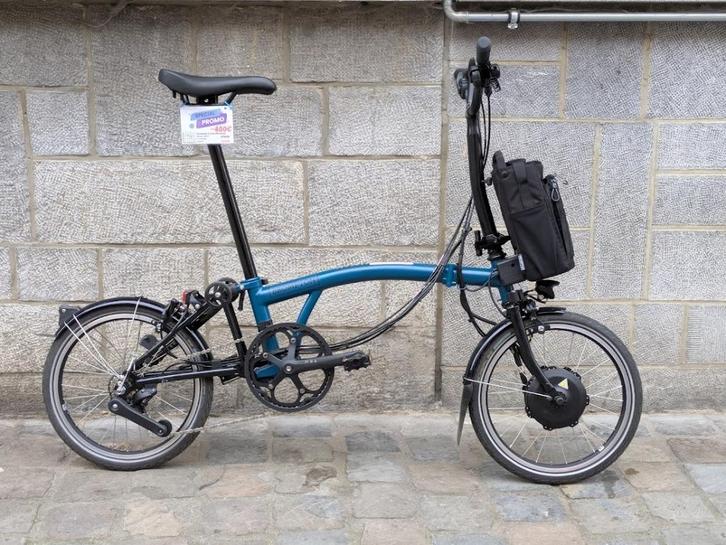 Vélo électrique Brompton C-line 12vitesses taille M et H, Fietsen en Brommers, Fietsen | Vouwfietsen, Nieuw, Heren, Brompton, 14 tot 16 inch