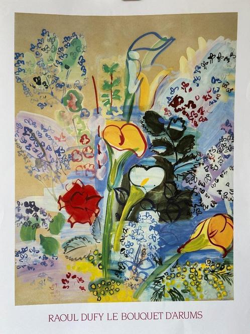 Raoul DUFY - Orig. poster - The Bunch of Lilies - 80 x 60 cm, Antiek en Kunst, Kunst | Litho's en Zeefdrukken, Ophalen of Verzenden