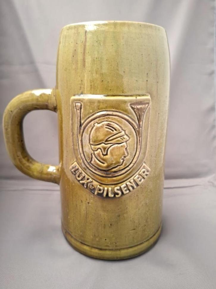 Grote  keramieken Bierpul  Chasse Royale, Verzamelen, Biermerken, Zo goed als nieuw, Pul(len), Overige merken, Ophalen of Verzenden