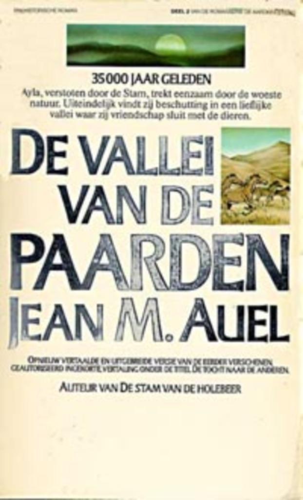 J.M.Auel : De vallei van de paarden & Het dal der beloften, Boeken, Romans, Zo goed als nieuw, Ophalen of Verzenden