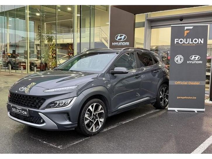 Hyundai Kona 1.0 T-GDI Sky + Trekhaak, Auto's, Hyundai, Kona, ABS, Airbags, Alarm, Bluetooth, Boordcomputer, Centrale vergrendeling