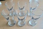 6 frisdrank glazen : parasol, Verzamelen, Glas en Drinkglazen, Ophalen of Verzenden