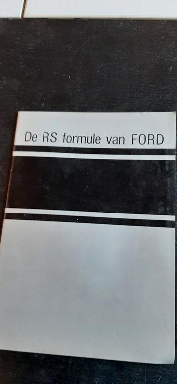Brochure de la Ford RS 15 M RS 17 M RS 20 M RS, Enlèvement ou Envoi, Neuf, Ford