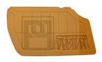 Bekleding P1800E+P1800ES deur links goudbruin metallic 446-8, Auto-onderdelen, Interieur en Bekleding, Nieuw, Ophalen of Verzenden