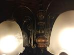 klassieke lamp met spaarlampen in model onbekend, Huis en Inrichting, Lampen | Kroonluchters, Gebruikt, Ophalen