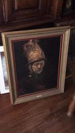 Imitation Rembrandt ancienne cadre d époque, Antiquités & Art