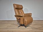 Easy Sit 550 - Relaxfauteuil - Cognac - Leder - Elektrisch, Huis en Inrichting, Overige kleuren, Leer, Ophalen of Verzenden, Zo goed als nieuw