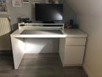 Wit bureau met ladekast in perfecte staat! (Nieuwprijs €169), Maison & Meubles, Maison & Meubles | Autre, Comme neuf, Enlèvement