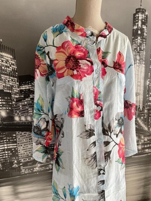 prachtige katoenen lichte zomer jurk - 46-48, Kleding | Dames, Jurken, Zo goed als nieuw, Maat 46/48 (XL) of groter, Overige kleuren