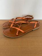 Oranje lederen sandalen Scapa maat 39, Scapa, Oranje, Zo goed als nieuw, Sandalen of Muiltjes