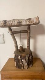 Oude houten put hoogte 46 cm, Antiek en Kunst