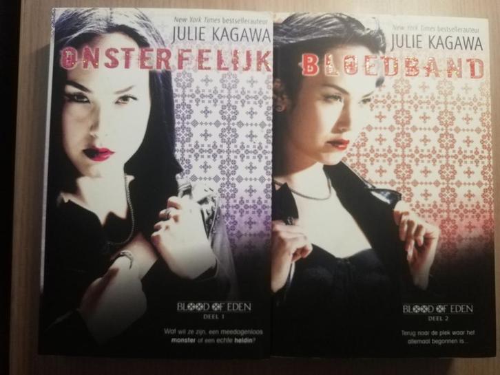 Julie Kagawa - Blood of Eden 1 & 2, Boeken, Kinderboeken | Jeugd | 13 jaar en ouder, Zo goed als nieuw, Ophalen of Verzenden