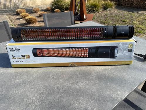 Nieuw infrarood terrasverwarmer 200 watt met afstandsbed., Tuin en Terras, Terrasverwarmers, Nieuw, Elektrisch, Plafond, Draaibaar