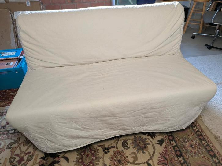 IKEA LYKSELE slaapbank — 140  190 cm, Huis en Inrichting, Slaapkamer | Slaapbanken, Gebruikt, 140 cm, 190 cm of minder, Tweepersoons