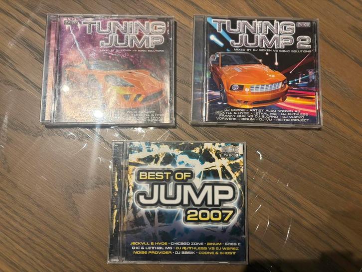 Tuning jump vol 1 &2 en best of jump 2007, Cd's en Dvd's, Cd's | Dance en House, Gebruikt, Dance Populair, Ophalen