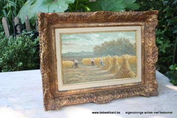 Retro vintage antiek oud schilderij