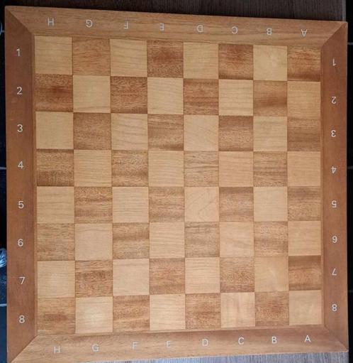 Echiquier en bois, Hobby en Vrije tijd, Gezelschapsspellen | Bordspellen, Ophalen of Verzenden