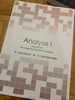 Handboek Analyse I voor eerstejaars burgerlijk ingenieur KUL, Boeken, Alpha, Nieuw, Hoger Onderwijs, R. Vandebril & S. Vandewalle