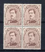 136 MNH 1915 - S.M. le Roi Albert (4 pièces), Timbres & Monnaies, Timbres | Europe | Belgique, Enlèvement ou Envoi, Non oblitéré