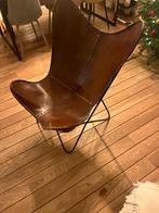 Lederen Butterfly Chair, Ophalen, Gebruikt, 125 tot 150 cm, 125 cm of meer