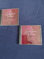 2 cd's THE GREATEST VOICES, Ophalen of Verzenden, Zo goed als nieuw