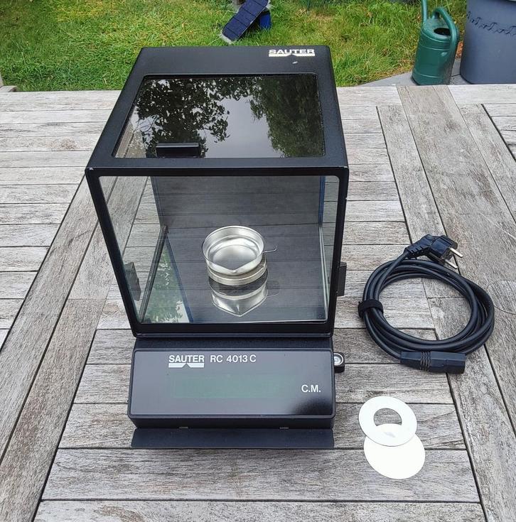 Sauter precisieweegschaal in nette staat, werkend., Elektronische apparatuur, Weegschalen, Gebruikt, Digitaal, Overige typen, Fijner dan 1 gram