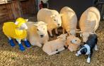 Texel schapen en lammeren, beelden, Tuin en Terras, Ophalen of Verzenden, Nieuw, Kunststof, Dierenbeeld