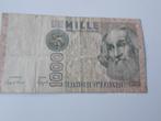 Bankbiljet - 1000 Lire Italië 1982, Ophalen of Verzenden, Italië, Los biljet