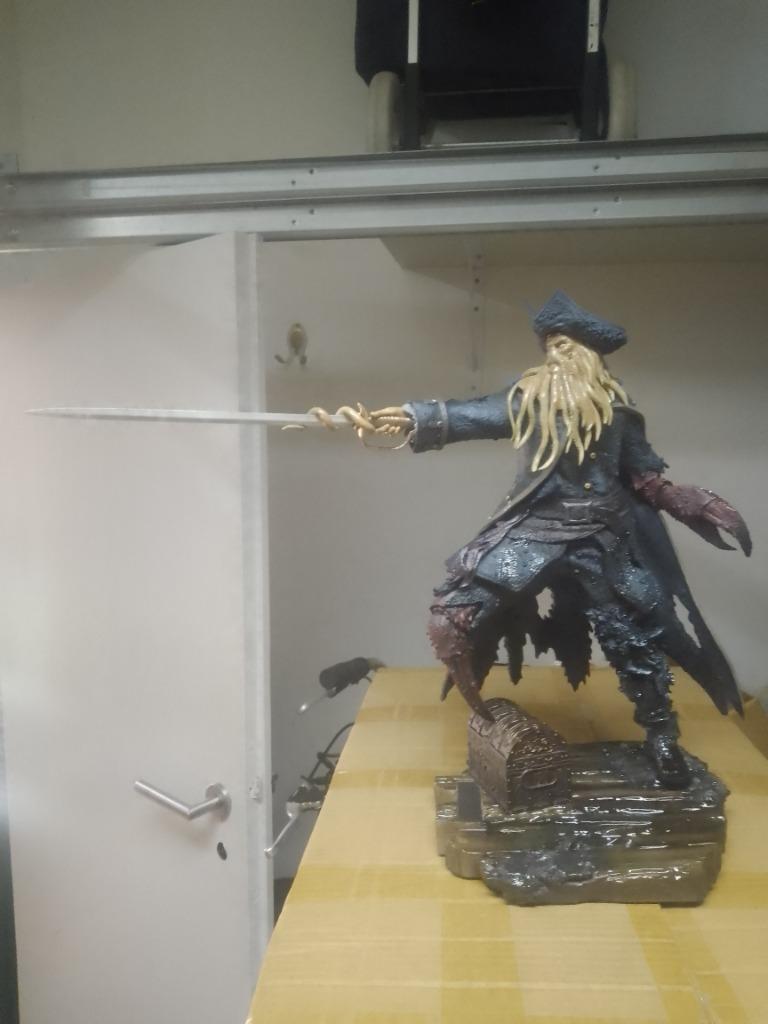 disney davy jones master craft statue MC-034 limit 0345/3000, Ophalen of Verzenden, Zo goed als nieuw, Film, Beeldje, Replica of Model