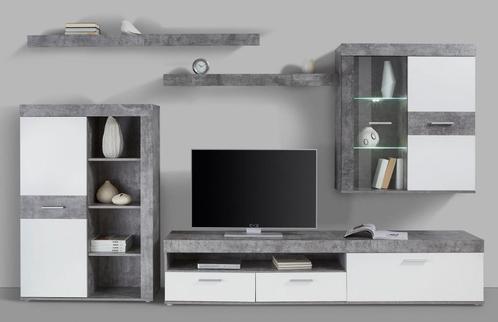 Wandmeubel-set MENNO 5-DELIG Nieuw, Compleet, GRATIS Bezorgd, Huis en Inrichting, Kasten | Wandmeubels, Nieuw, 200 cm of meer