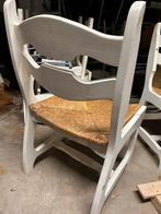 chaises blanches, Maison & Meubles, Chaises, Enlèvement, Utilisé, Quatre, Bois